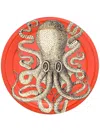 Fornasetti Polipo Circular Tray In Red