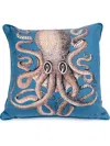 Fornasetti Polipo Graphic-print Cushion In Blue
