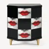 FORNASETTI POLYHEDRIC BEDSIDE TABLE KISS