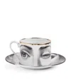 Fornasetti Porcelain Tema E Variazioni Teacup And Saucer