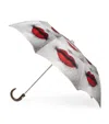 Fornasetti Printed Bocche Folding Umbrella
