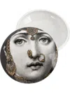 Fornasetti Printed Dish In Black