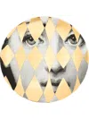 Fornasetti Printed Face Plate In Gold