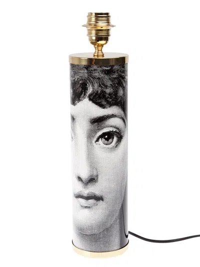 Fornasetti Printed Lamp In Black ,white