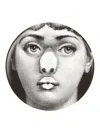 Fornasetti Printed Plate In Black