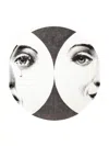 Fornasetti Printed Plate In Black