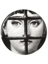 Fornasetti Printed Plate In Black