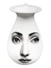 Fornasetti Printed Vase In Black