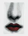 Fornasetti Tema E Variazioni Bocca Porcelain Ashtray In Multi