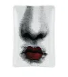 Fornasetti Rectangular Ashtray Bacio Puckered Red Lips