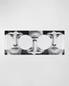 Fornasetti Rectangular Tray - Tema E Variazioni N.149 In White