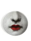 Fornasetti Tema E Variazioni N.397 Red Lips Ashtray (13cm) In White