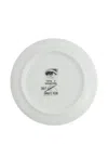 Fornasetti Red-lips Porcelain Decorative Plate (10cm) In White