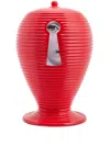Fornasetti China Vase In Red