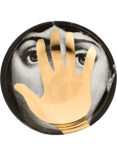 Fornasetti Round Ashtray Tema E Variazioni N.16 In White