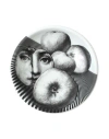 Fornasetti Round Ashtray Tema E Variazioni N.390 Catch-all Tray Or Ash Tray White Size - Porcelain In White