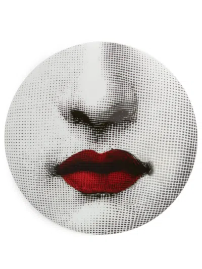Fornasetti Round Box Tema E Variazioni N.397 In White