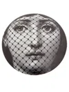 Fornasetti Round Box Tema E Variazioni N.78 In White
