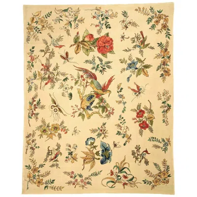 Pre-owned Fornasetti Rug Coromandel Beige In Brown