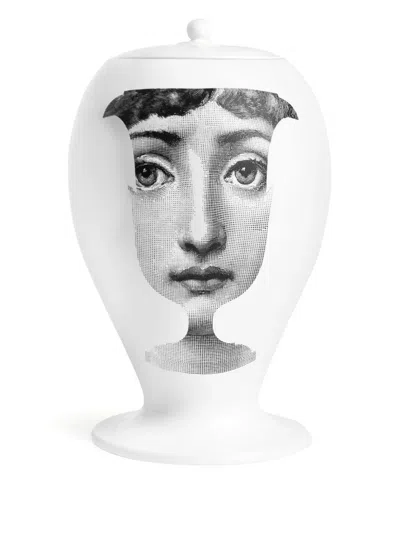Fornasetti Sagome Di Vasi Vase (30cm X 19cm) In White