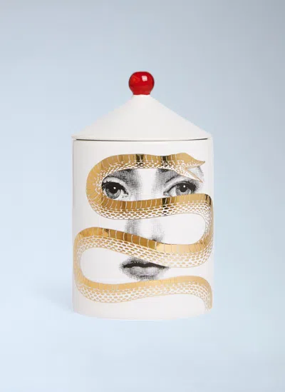 Fornasetti Se Poi Candle In Multicolour