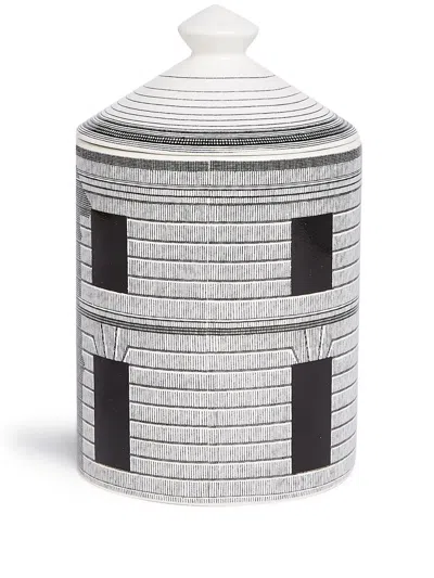 Fornasetti Se Poi Scented Candle (310g) In Grey