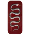 Fornasetti Serpente Hand-decorated Wood Tray In Rot