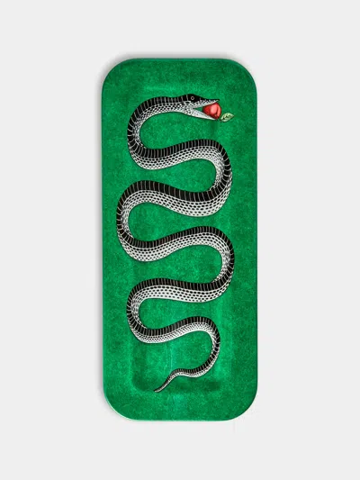 Fornasetti Serpente Wood Tray (23.5in/60cm)