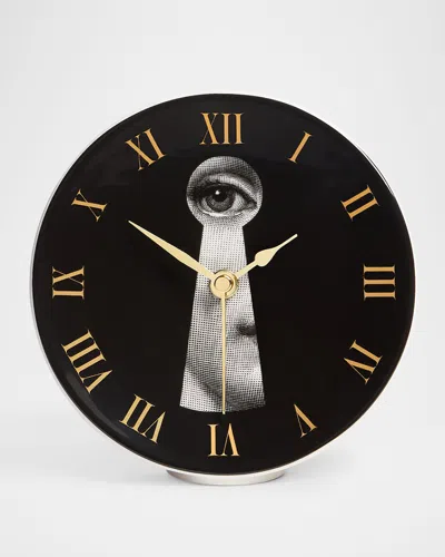 Fornasetti Serratura Table Clock