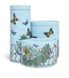 Fornasetti Nel Mentre Set Of Three Scented Candles - Décor Farfalle E Balaustra - Fragrance Giardino Segreto