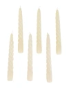 Fornasetti Set Of 6 Candles Refill Sul Tardi Candle White Size - Natural Wax In White