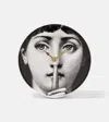Fornasetti Silenzio Ceramic Table Clock