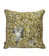 Fornasetti Civette Silk Cushion