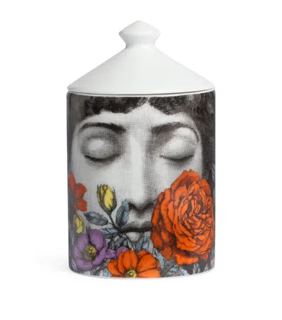 Fornasetti Small Se Poi Giardino Segreto Candle In Multi