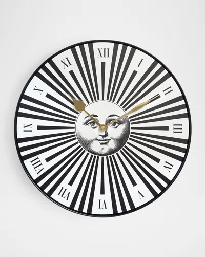 Fornasetti Sole Raggiante Wall Clock In Multi