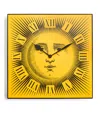 Fornasetti Sole Wall Clock In Yellow