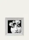 Fornasetti Square Plate Tema E Variazioni N.242 In Blackwhite