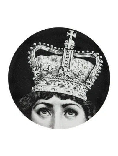 Pre-owned Fornasetti Tema E Variazioni 389 Wall Plate In Multi