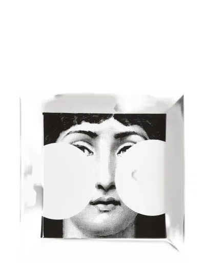 Fornasetti Tema E Variazioni Catchall Tray In Black
