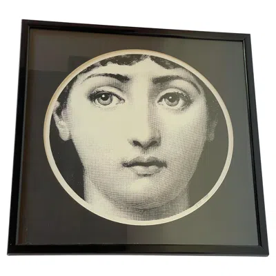 Pre-owned Fornasetti Tema E Variazioni Limited Edition Silk Screen Print 1/100 In Black