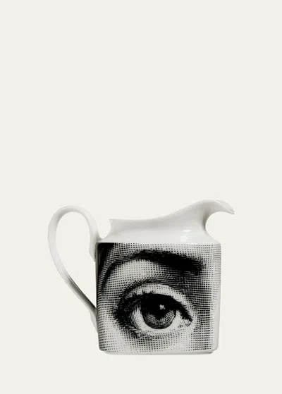 Fornasetti Tema E Variazioni Milk Jug In Blackwhite