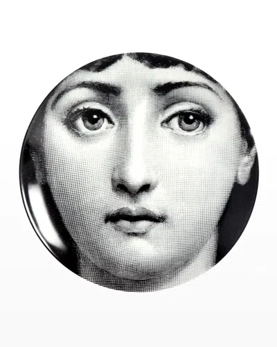 Fornasetti Tema E Variazioni N. 1 Normal Face Wall Plate In Multi