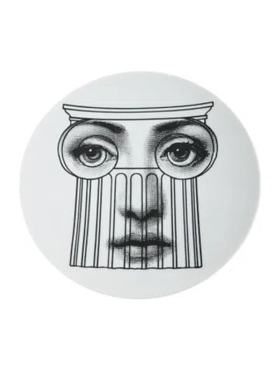 Pre-owned Fornasetti Tema E Variazioni N. 146 Wall Plate In Multi