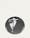 Fornasetti Tema E Variazioni N. 401 Zipper Wall Plate In White/black