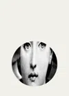 Fornasetti Tema E Variazioni N. 52 Wall Plate In Black/white