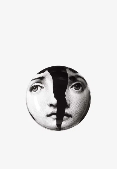 Fornasetti Tema E Variazioni N.10 Ashtray In Black