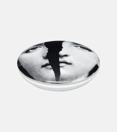 Fornasetti Aufbewahrungsdose Tema E Variazioni Nr. 10 In White
