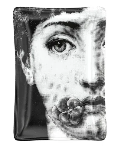 Fornasetti Tema E Variazioni N137 Tray In Black