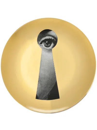 Fornasetti Wandteller Mit Print In Black