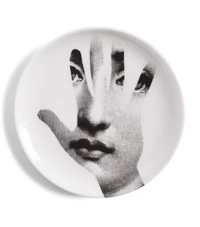 Fornasetti Tema E Variazioni N.15 Decorative Holder In White